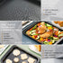 Baking Sheets, Small Cookie Trays, Nonstick Carbon Steel Baking Pan, Bakeware Set, 2-Pack, 9.45 X 7.09 Inch (Inner 7.5x6)...