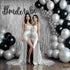 KatchOn, XtraLarge Silver Backdrop Curtain - 3.2x8 Feet, Pack of 2 | Silver Streamers Backdrop for Disco Party Decorations | Fringe Curtains for E...