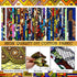 Mixweer 40 Pcs African Cotton Fabric Square No Repeat Quilting Fabrics Bundles African Wax Fabric Cotton Ankara Fat Quarters for DIY Sewing Cloths...