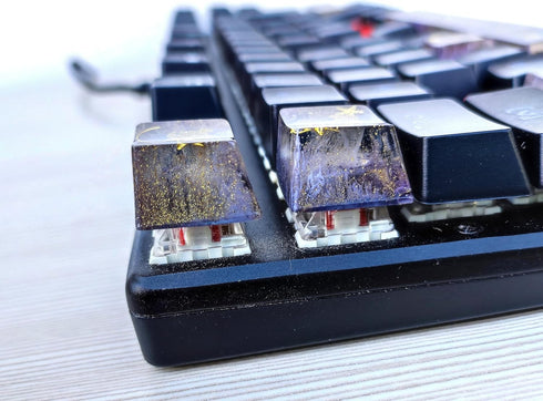 Custom Artisan Purple Galaxy Keycap (OEM) for RGB Cherry MX Gaming Mechanical Keyboards (Escape 1U)...