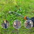 XIAONAN Weed Tool,Weed Puller with Handle Manual Hand Weeder Tool 4 Teeth Dual Purpose Weeder High Strength Garden Weed Removal Tool for Garden Ya...