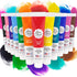 Ann Clark Cookie Cutters Professional-Grade Gel Food Coloring Made in USA .7 oz, 12 Colors...