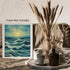 Posterizer 1 pcs- sea and beach themed oil painting style print 5-Landscape & Nature Art-Floral Botanical Art- Decor for Home & Office- unframed w...