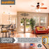Sunlite 80334-SU LED A15 Light Bulb, 6 Watts (40W Equivalent), Intermediate Base (E17), 480 Lumens, Dimmable, Frosted Finish, ETL Listed, 1 Count,...