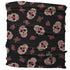 Karma Sugar Skull Headband for Women - Medium - Fabric Headband and Stretchy Hair Scarf - Black...
