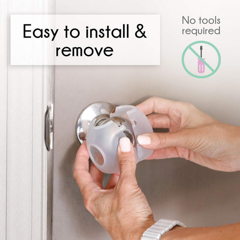 Baby Safety Door Knob Covers - 3 Count (Pack of 1)...