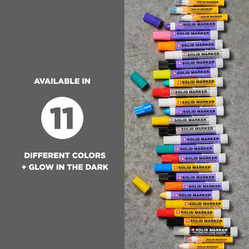 Sakura Solid Paint Markers - Permanent Marker Pens - Window, Wood & Glass Marker - Black Paint - 1 Pack...