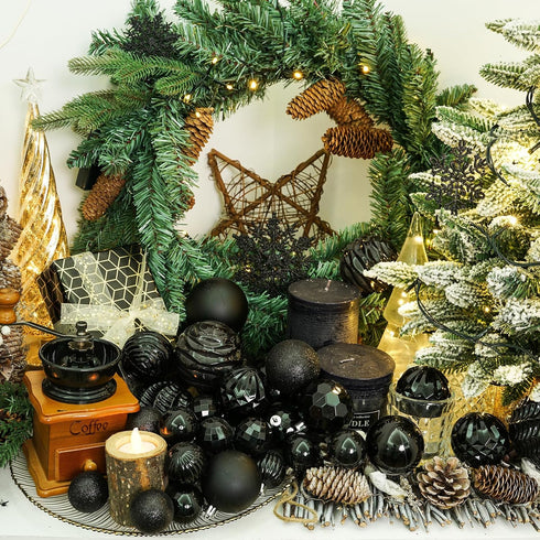 XmasExp 16ct Christmas Ball Ornaments Shatterproof Xmas Tree Hanging Balls Halloween Decorations Perfect for Holiday Wedding Christmas Halloween D...