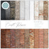 CRAFT CONSORTIUM LTD CRAFT CON PAPRPAD 6" TXTR, Brick Textures, 20 Designs...