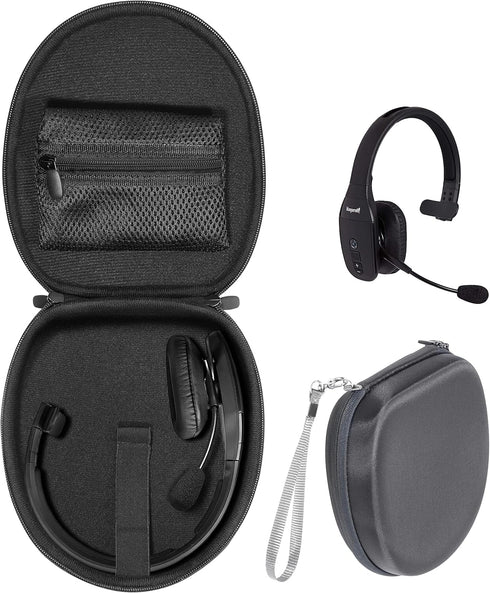 Headset Case for VXI BlueParrott B550-XT, B450-XT, B450-XT -204010-C, B350-XT, B250-XTS, C400-XT, Mesh Pocket Cable, Amplifier and Other Accessori...