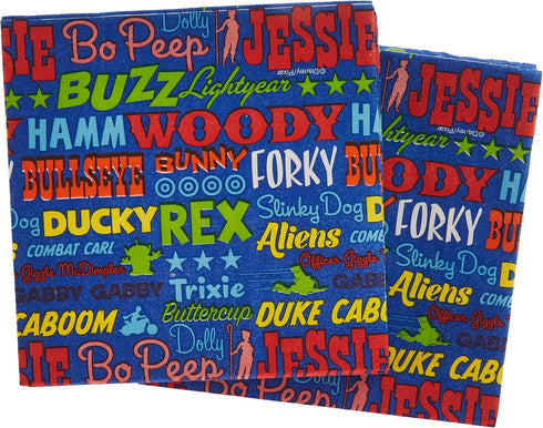Disney/Pixar Toy Story 4 Beverage Napkins - 5" x 5" (Pack Of 16), Vibrant Multicolor Design, Soft & Absorbent Paper Napkins - Perfect For Themed P...