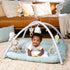 Ingenuity Calm Springs Plush Activity Pal BPA-Free Cloud Teether, Multi-Texture Fabrics, Sheppy...