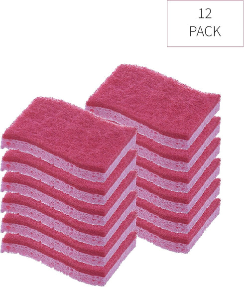 Kitchen Sponges for Washing Dishes, Non-Scratch Cellulose Dish Scrub Sponges, Cleaning Sponges for Household Use, Safe Cleaning Products, Kitchen ...