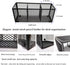 Black Mesh Pencil Holder, Metal Mesh Desk Organize for Pens, Kitchen Utensil Desk Storage,3 Compartments, Small Elegant Office Desk Supplies Organ...
