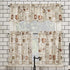 No. 918 Bristol Coffee Shop Semi-Sheer Rod Pocket Kitchen Curtain Valance and Tiers Set, 54" x 24", Ivory Off-White...