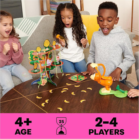 Monkey See Monkey Poo Game for Kids with Banana-Scented Fake Poop, Fun Games | Sensory Toys | Family Games | Funny Gifts, for Preschoolers Ages 4+...
