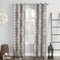 Sun Zero Nepal Global Medallion Print Blackout Grommet Curtain Panel, 40" x 84", Linen...