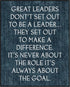 Posterizer 1 pcs-Great Leaders Set Out to Make A Difference-Motivational & Inspirational Art-Workplace & Office Art-Gift for Entrepreneurs-decor f...