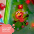 Glo Pals x Sesame Street Water-Activated Light-Up Cubes for Sensory Play (Elmo - Red)...