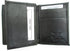 Mens Black Leather Credit Card Wallet Lamb Bifold 774...