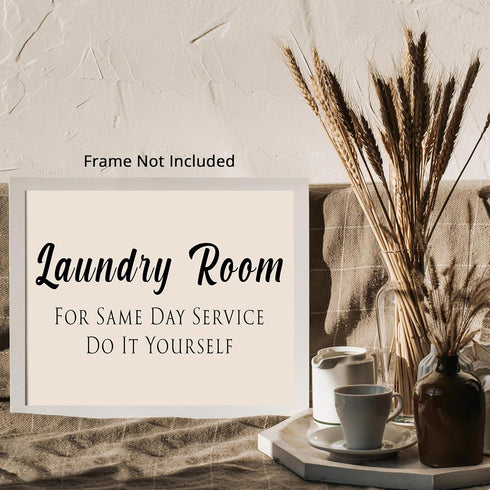 Posterizer 1 pcs-Rustic, Funny Poster-Wall Art for Laundry Rooms-Comedy Art- Gift for Men Women Entrepreneur Teens- unframed wall art...