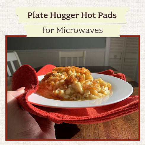 Kitchen Plate Hugger for Microwave| Hot Pads for Microwaves | Microwave Oven Mitt | Bowl Cozy | Food Huggers | Microwave Plate and Bowl Huggers | ...