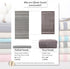 Cacala Turkish Hand Loomed Towels Peshtemal Highly Absorbent Quick and Easy Dry Soft and Comfortable for Shower, Spa, Pool, Gym and Yoga 100% Cott...
