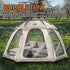 Transparent Doors Replacement for AYAMAYA Screen Tent, to Make a Bubble Tent Weather Proof Pod - You can Enjoy The Rainy Days!...