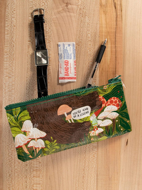 Blue Q Pencil Cases - Chunky Zipper, Sturdy and Easy-to-Clean, 4.25" h x 8.5" w, Made from 95% Recycled Material...