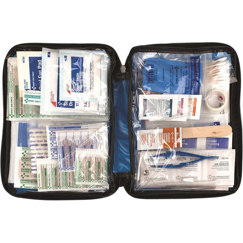 First Aid Only FAO-428 All-Purpose Emergency First Aid Kit for Home, Car, Travel, and Business, 131 Pieces...