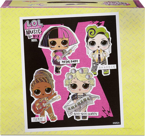 L.O.L. Surprise! Remix Rock Dolls Lil Sisters with 7 Surprises Including Instrument - Collectible Toy Gift for Kids, Girls and Boys Ages 4 5 6 7+ ...