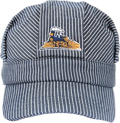 Conductor Hat+Paisley Bandanna (2 IN 1) Engineer Cap Adjustable Train Conductor Dress Up Kit for Kids...