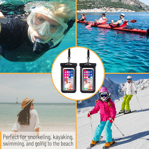 Mr. Pen- Waterproof Phone Pouch, 2 Pack, Waterproof Phone Holder, Dry Bag for Phone......