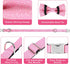 Cute Dog Collar with Bow for Small Medium Large Dogs, Bling Medium Dog Bow Tie Collar with Durable Metal Buckle, Easy Adjustable for Dogs Walking ...