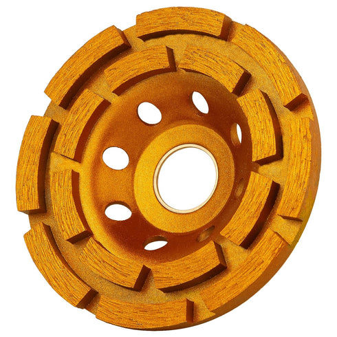 KSEIBI 644025 Diamond Concrete Grinding Wheel 4 inch for Polishing and Cleaning Stone Concrete Surface, Cement, Marble, Rock, Granite, and Thinset...