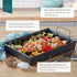 Chicago Metallic 16947 Professional Roast Pan with Non-Stick Rack, 13-Inch-by-9-Inch, Gray...