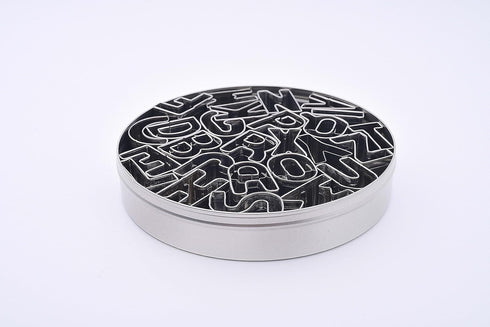 SurgeHai 26-Piece Small Alphabet Cutters Set (A - Z), Stainless Steel Decorating Tools Letters Fondant Cutters...