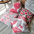 PHANTOSCOPE Set of 4 New Living Series Decorative Throw Pillow Case Cushion Cover, Red, 18" x 18" inches, 45cm x 45cm...