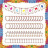 30 Pcs 29.5 ft Welcome Banner Confetti Bulletin Board Borders Classroom Confetti Border Trim with Welcome Sign Classroom Confetti Pennant for Offi...