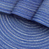 SHACOS Round Braided Placemats 15 inch Set of 6 Washable Kitchen Table Placemats for Home Wedding Party (Blue White, 6)...