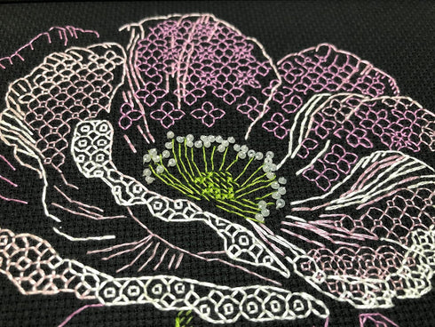 Riolis Cross Stitch, Lace Poppies (14 Count)...