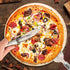 2 PCS Pie Server Pizza Cutter Wheel with Sharp Blade Stainless Steel Pizza Spatula Pie Cutter and Server Set with Comfortable Handle for Cake, Pie...
