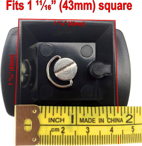 43mm Tripod Quick Release Plate Camera Mounting Adapter Parts Replacement for Torjim 60-Inch AX60, Endurax 66" ETR66, UBeesize 60” TR60, Zomei Q11...