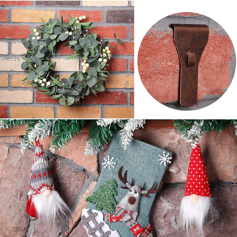 Ripeng 16 Pieces Brick Wall Clips and Hooks for Hanging Outdoors No Drill, Brick Hangers Fit 2-1/4 to 2-3/8 Inch Hooks to Hang Wall Decor, Picture...
