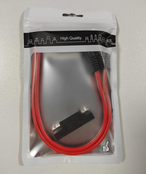 SAE Connector, 12AWG SAE Single Plug DC Quick Disconnect Power Extension Cable with Polarity Reverse Adapter for Motorcycles, Solar Panels, Cars, ...