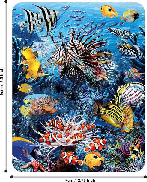 Magnet - Wonders of The Reef from Deluxebase. Lenticular 3D Coral Reef Fridge Magnet. Magnetic Decor for Kids and Adults with Artwork Licensed fro...