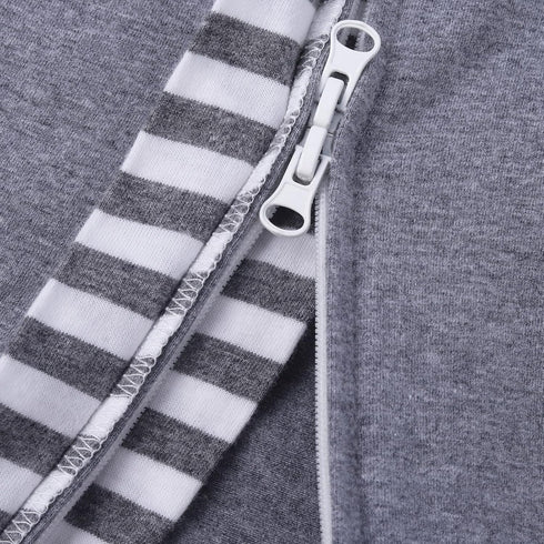 Baby Blanket Sack with Arms Free Design,Transition to Arms Free Wearable for Newborn Girl and Boy,Medium 3-6Months, Grey Color...