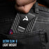 Card Holder Slim Wallet With Money Clip - RFID Blocking - Expandable to Hold 12 cards - Perfect For Any Occasion (Carbon Fiber Black)...