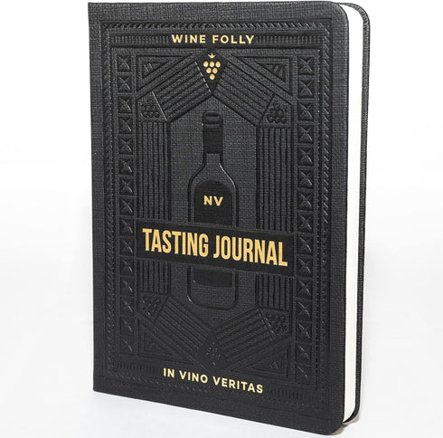 Wine Folly Wine Tasting Journal – Guided Notebook for Wine Notes (B6, 5"x7") | Includes 4-Step Tasting Method, Wine Color Chart, Ribbon Marker – P...