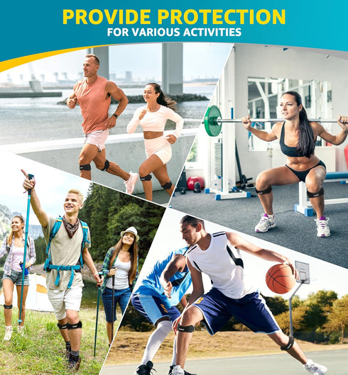 HiRui Patella Tendon Knee Straps with Gel Pad, Knee Brace Knee Support Patellar Stabilizer for Running Hiking Tennis MTB Jumping Arthritis Knee Pa...